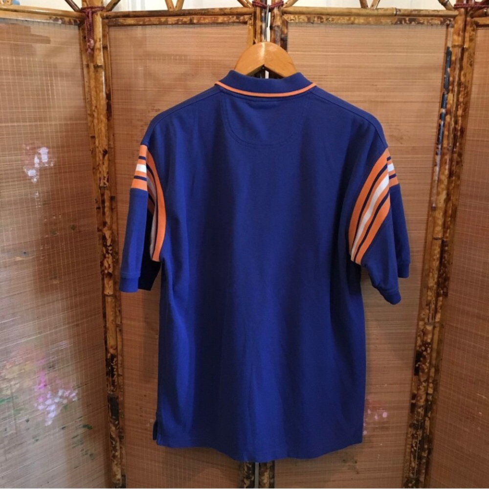 Super Bowl NFL polo shirt XXXIX 39 2005 blue short sleeve Patriot Eagle football - Picture 6 of 8